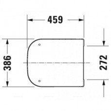 Крышка-сиденье Duravit P3 Comforts 0020390000 для унитаза с микролифтом