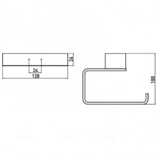 Держатель туалетной бумаги Emco Loft 0500 001 01 хром