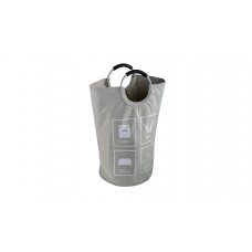 Корзина для белья FIXSEN LOFT STYLE с алюминиевыми ручками серая FX-1011