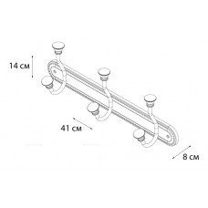 Планка 3 крючка FIXSEN ADELE FX-55005-3