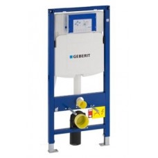 Инсталляция для подвесного унитаза Geberit Duofix Delta Платтенбау 458.122.11.1 4 в 1 с кнопкой смыва