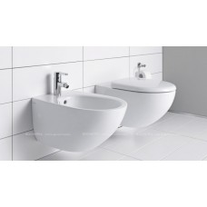 Комплект Duravit Architec Rimless 45720900A1 подвесной унитаз + инсталляция 458.124.21.1 + кнопка