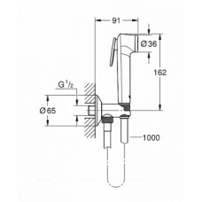 Гигиенический душ Grohe Tempesta-F Trigger Spray 26358000
