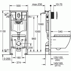 Комплект Grohe Solido 39536000 безободковый с крышкой-сиденьем микролифт