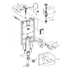 Инсталляция Grohe Rapid SL 38994000