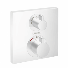Термостат Hansgrohe Ecostat Square 15714700 для ванны с душем, матовый белый