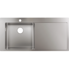 Кухонная мойка Hansgrohe S715-F450 43331800, под сталь