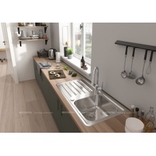 Кухонная мойка Hansgrohe S4113-F400 43338800, под сталь