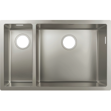 Кухонная мойка Hansgrohe S719-U655 43429800, под сталь