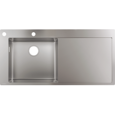 Кухонная мойка Hansgrohe S717-F450 43332800, под сталь