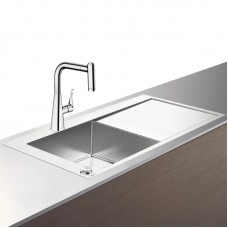 Кухонная мойка с встроенным смесителем Hansgrohe C71-F450-02 43229000, хром