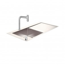 Кухонная мойка с встроенным смесителем Hansgrohe C71-F450-07 43230000, хром
