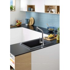 Кухонная мойка с встроенным смесителем Hansgrohe C51-F660-02 43213000, черный