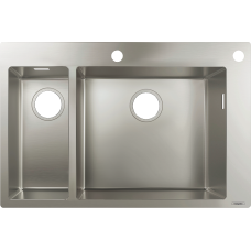 Кухонная мойка Hansgrohe S712-F655 43310800, под сталь