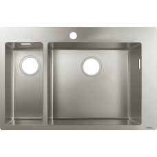 Кухонная мойка Hansgrohe S711-F655 43309800, под сталь