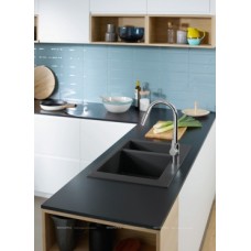 Кухонная мойка Hansgrohe S510-F635 43315170, черный графит