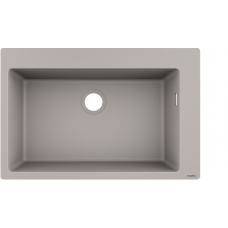 Кухонная мойка Hansgrohe S510-F660 43313380, cерый бетон