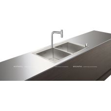 Кухонная мойка с встроенным смесителем Hansgrohe C71-F765-10 43203000, хром