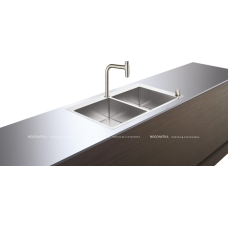 Кухонная мойка с встроенным смесителем Hansgrohe C71-F765-10 43203800, под сталь