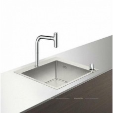 Кухонная мойка с встроенным смесителем Hansgrohe C71-F450-06 43201000, хром