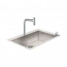 Кухонная мойка с встроенным смесителем Hansgrohe C71-F660-08 43202000, хром