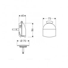 Излив Hansgrohe Exafill 58127000 для ванны, хром