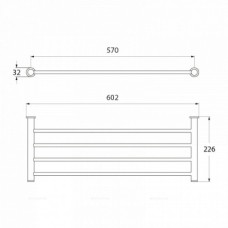 Полотенцедержатель IDDIS Renior L0410A