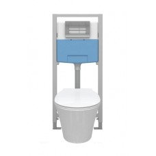 Комплект Ideal Standard Prosys Connect Air подвесной унитаз + крышка-сиденье + встраиваемая инсталляция и механическая панель смыва E212801