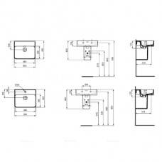 Раковина 50 см Ideal Standard Strada II T292801, белый