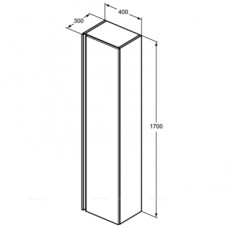 Шкаф-пенал Ideal Standard Tesi T0054OV, белый