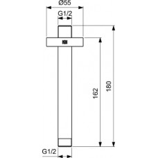 Кронштейн для верхнего душа 150 мм Ideal Standard B9446XG