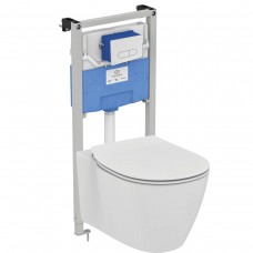 Комплект Ideal Standard Prosys Oleas™ Connect унитаз + крышка-сиденье + инсталляция и пневматическая панель смыва P211601