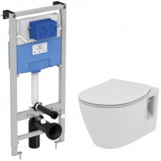 Комплект Ideal Standard Connect Prosys с подвесным унитазом и инсталляцией E8822301PC15