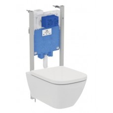 Комплект ldeal Standard i.Life B подвесной унитаз + инсталляция + крышка-сиденье, RI461402