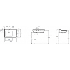 Раковина Jacob Delafon Kohler 80 см XL112K-00 белый