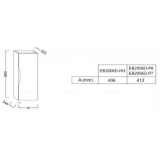 Шкаф-пенал Jacob Delafon Stillness 40 см EB2006D-M71 нежно-розовый матовый