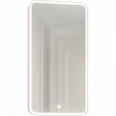 Зеркало-шкаф с подсветкой Jorno Pastel Pas.03.46/PI, розовый иней