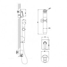 Гигиенический душ со смесителем Lemark Bellario LM6819C