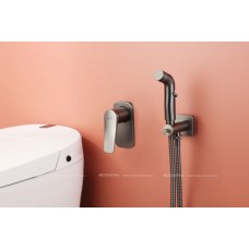 Гигиенический душ со смесителем Lemark Bronx встраиваемый LM3719GM