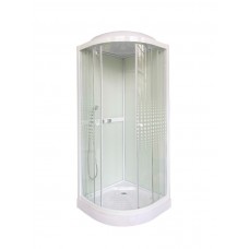 Душевая кабина Parly Frost 80х80 см F81W стекло прозрачное с узором