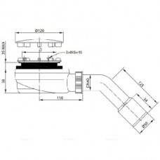 Сифон для поддонов Radaway R580