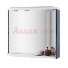 Зеркало с подвесной полкой Ravak M 960 R стрип оникс/белое X000000325