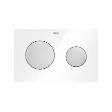Кнопка смыва Roca PL-10 890089005 белый, хром матовый