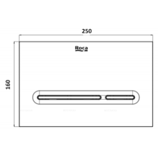 Кнопка смыва Roca PL-5 890099000 белый
