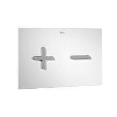 Кнопка смыва Roca PL-6 890085005 белый, хром матовый