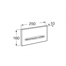 Кнопка смыва Roca In-Wall 890099001, хром