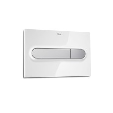 Кнопка смыва Roca PL-1 890095005 белый, хром матовый