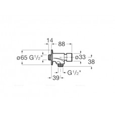 Сливной механизм для писсуара Roca Instant 5A9277C00