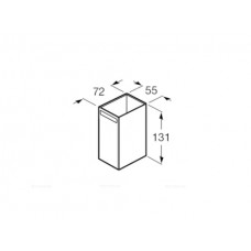 Стакан Roca Rubik 816844024 матовый черный