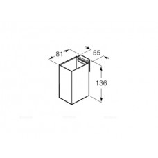 Стакан Roca Rubik 816843024 матовый черный